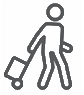 Person with luggage