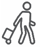 Person with luggage